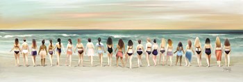 Beach Babes by Marla Rae art print