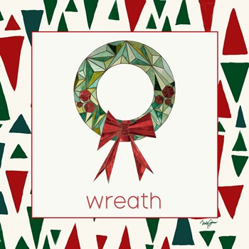 Geometric Christmas IV by Nola James art print