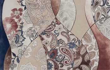 Neutral Paisley Coalescence by Lanie Loreth art print