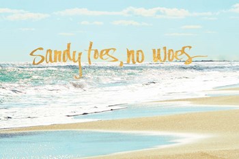 Sandy Toes, No Woes by Bruce Nawrocke art print