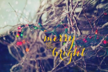 Merry and Bright by Kelly Poynter art print