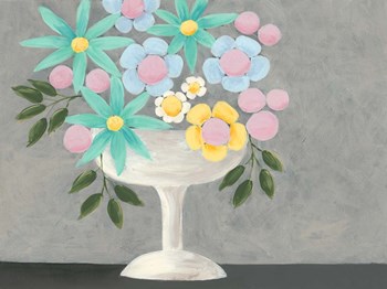 Nouveau Flowers II by Regina Moore art print