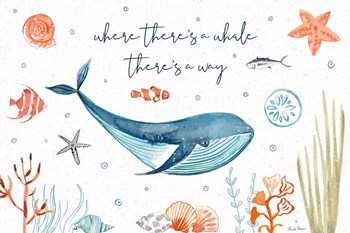 Whale Tale III by Farida Zaman art print