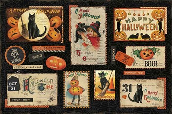 Halloween Nostalgia I by Katie Pertiet art print
