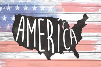 America by ND Art &amp; Design art print