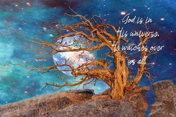 God in His Universe by Ramona Murdock art print