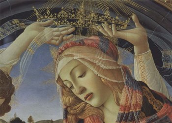 Madonna of the Magnificat (detail) by Sandro Botticelli art print