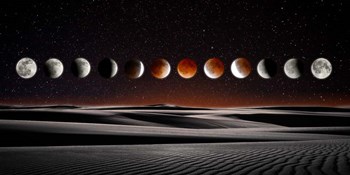 Blood Moon Eclipse by Dale O’Dell art print