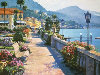 Bellagio Promenade by Howard Behrens art print