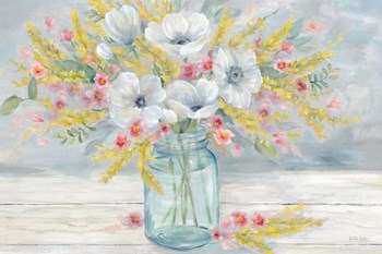 Farmhouse Bouquet by Cynthia Coulter art print