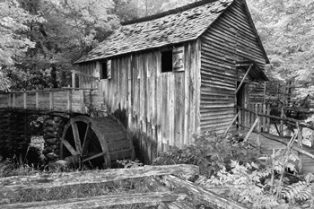 Cable Mill Cades Cove by Winthrope Hiers art print