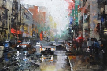 Montreal Rain by Mark Lague art print