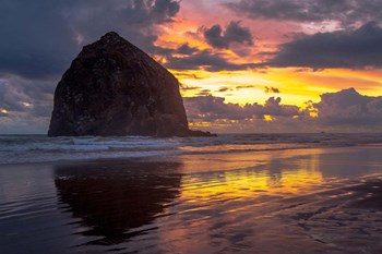Cannon Beach Sunset by Tim Oldford art print