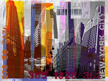 New York Sky Urban by Sven Pfrommer art print