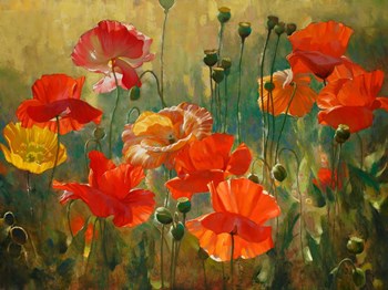 Poppy Fields by Emma Styles art print