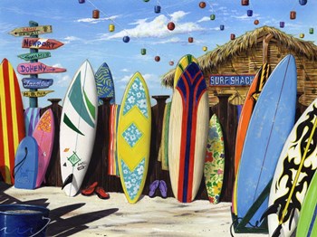 Surf Shack by Scott Westmoreland art print