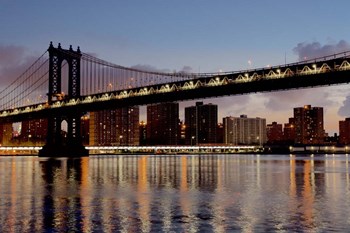 Manhattan Bridge at Dawn by Alan Blaustein art print