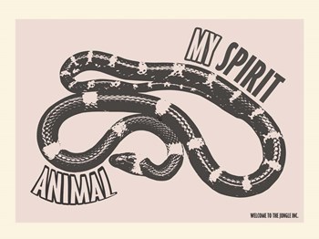 Spirit Animal Snake by ALI Chris art print
