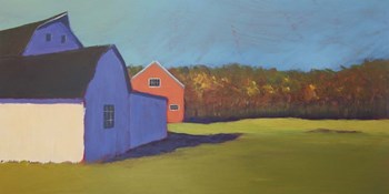 Primary Barns VIII by Carol Young art print