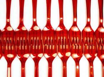 Forks 9 by Clive Branson art print