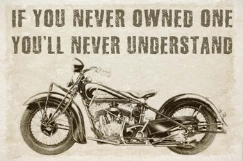 Two Wheels Indian 2 by Cora Niele art print