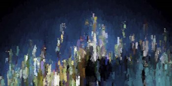 City Underwater by David Manlove art print