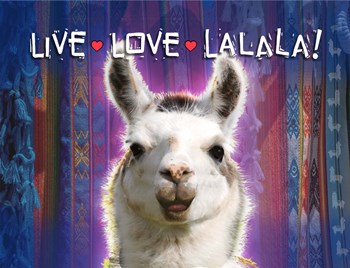 Live Love Lalala by Evie Cook art print
