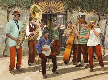 Un Po&#39; Di Jazz by Guido Borelli art print