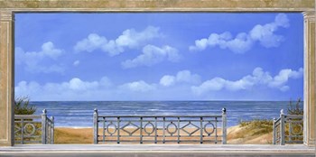 Il Mare E La Balaustra by Guido Borelli art print