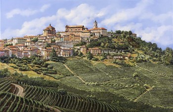 La Morra by Guido Borelli art print