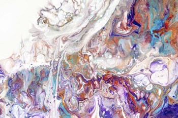 Fluid Acrylic Oriental Treasures by Jenny Rainbow Fine Art art print