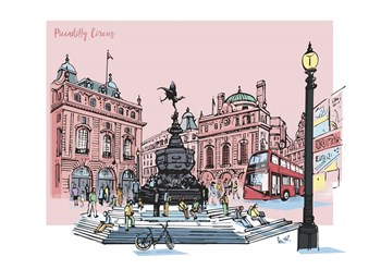 Piccadilly Circus by Jill White art print