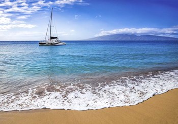 Sailing Near Maui by Jonathan Ross art print