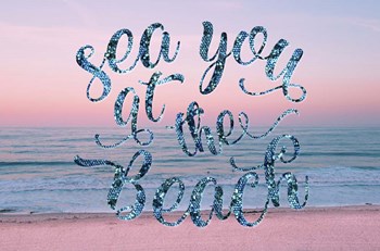 Sea You at the Beach by Tina Lavoie art print