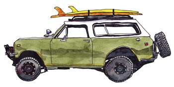 Surf Car II by Paul McCreery art print