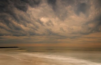 Stormy Seascape at Sunrise, Cape May National Seashore, NJ by Jaynes Gallery / Danita Delimont art print