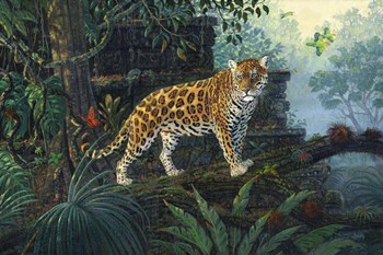 The Guardian Jaguar by Terry Doughty art print