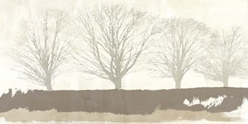 Tree Lines Neutral by Alessio Aprile art print