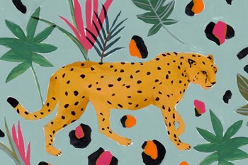 Walking Cheetah II by Isabelle Z art print
