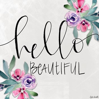 Hello Beautiful by Katie Doucette art print