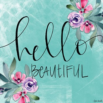 Hello Beautiful by Katie Doucette art print