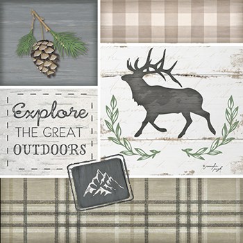 Explore the Great Outdoors by Jennifer Pugh art print