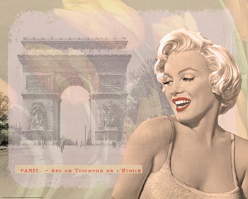 Marilyn Triomphe by Yellow Caf&#233; art print