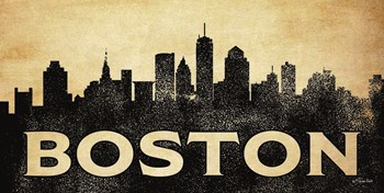 Boston Skyline by Susan Ball art print