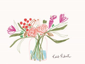 Bouquet for Carle by Kait Roberts art print