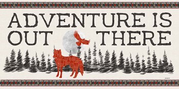 Adventure Is Out There by Nick Biscardi art print