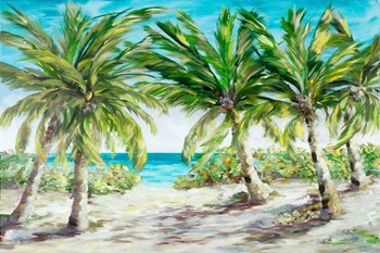 Palm Escape by Julie DeRice art print