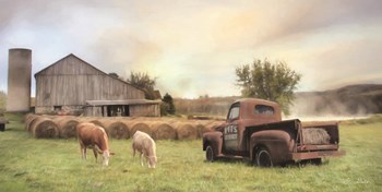 Tioga County Farmland by Lori Deiter art print