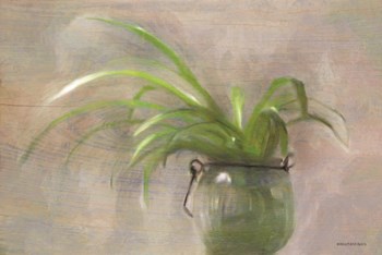 Glass Pot Plant by Bluebird Barn art print