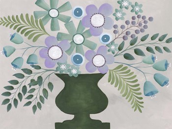 Lavanda Floral I by Regina Moore art print